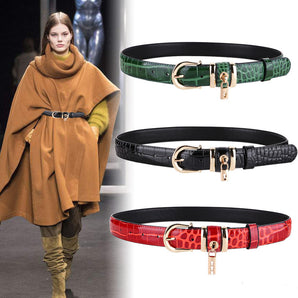 Wide Belt Leather Decorative Belt