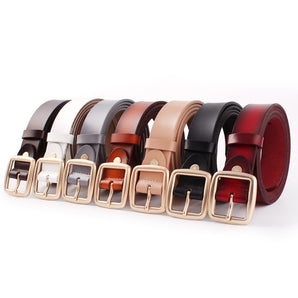 Japanese buckle leather belt