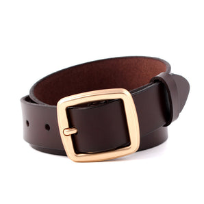 Japanese buckle leather belt