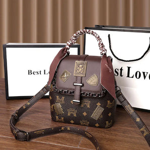 Printed Badge Small Women's Bag