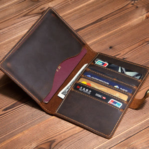 Luxury Handmade Travel Passport Holder