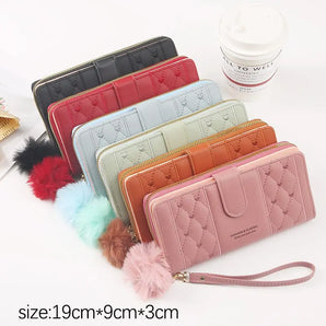 Women Long Wallet Pu Leather