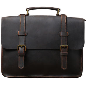 Men leather Shoulder Messenger Bag