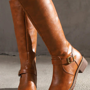 Wide Width The Janis Wide Calf Leather Boot