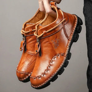 Men Boots Cow Leather